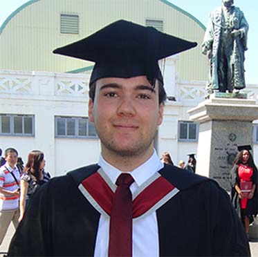 Joe Tannorella at Graduation